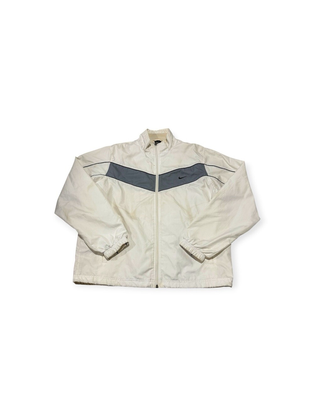 Vintage Nike Full Zip Windbreaker Jacket Chevron Stripe XL Men’s